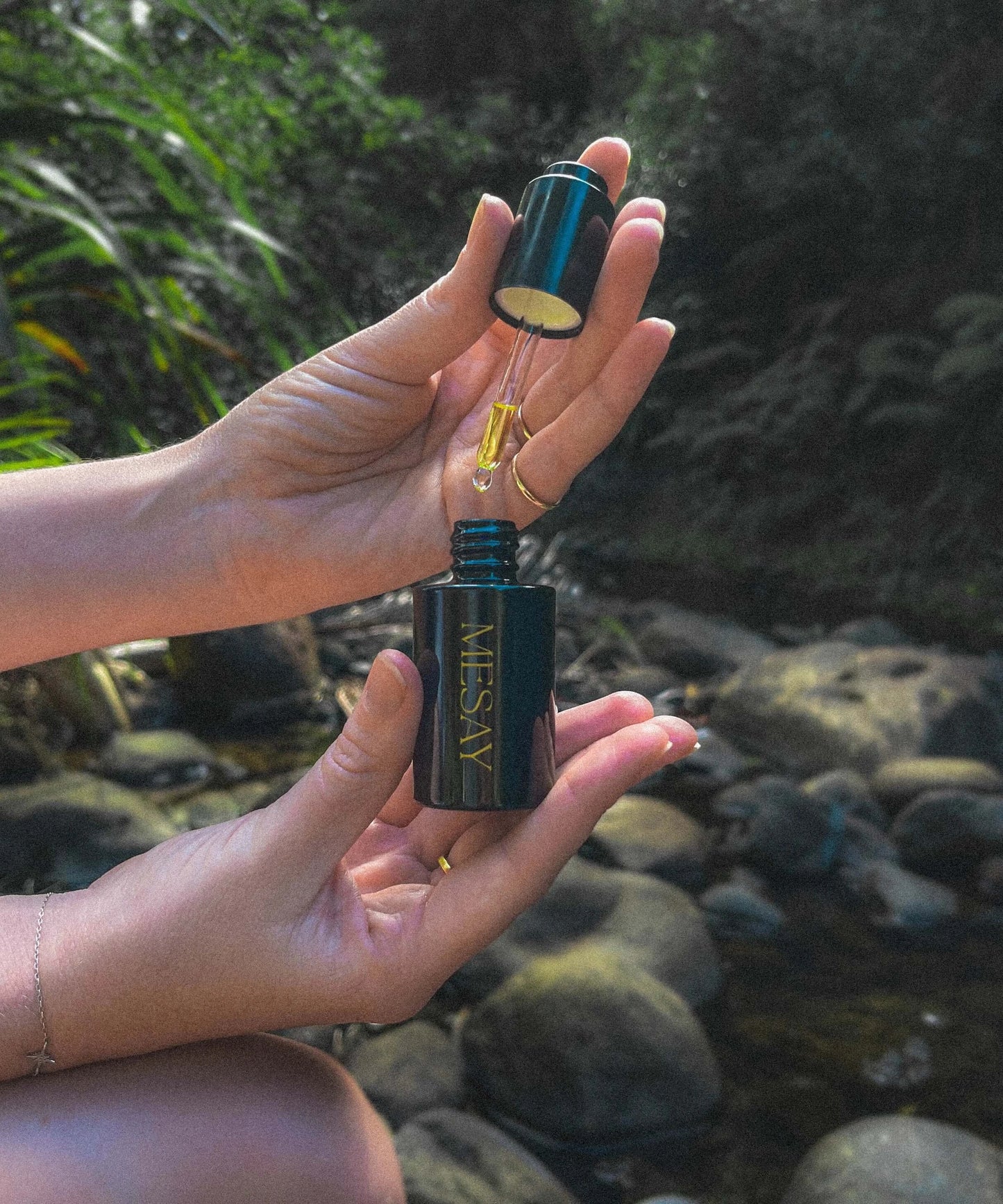Nourishing facial oil featuring rosehip, marula, and prickly pear for healthy skin. Packaged in a glass dropper. New Zealand made.